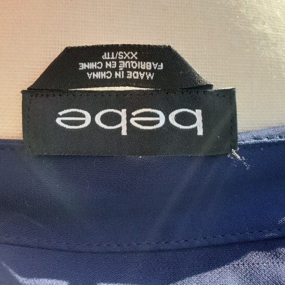 Bebe Long Sleeve High-Low Blouse - Picture 5 of 5